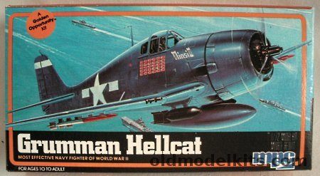 MPC 1/72 Grumman F6F Hellcat - Commander McCampbell (34 victories)  (Airfix Molds), 1-4004 plastic model kit